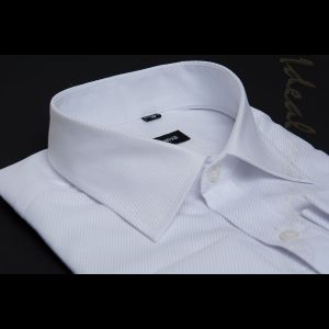 pánská klasická luxusní košile BOZE bílá-proužek